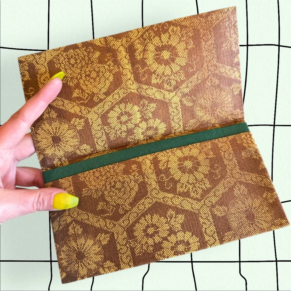 Vintage Japanese Paper Portfolio/Wallet